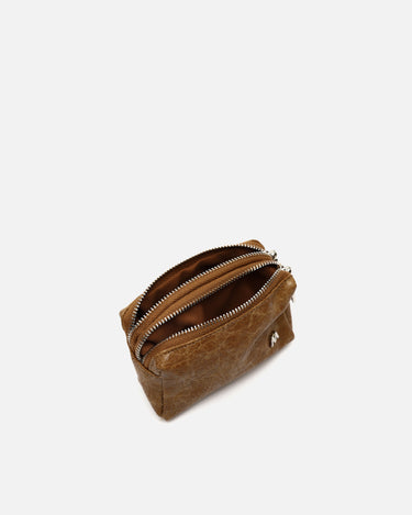 Porte-monnaie Luci avec double fermeture éclair 