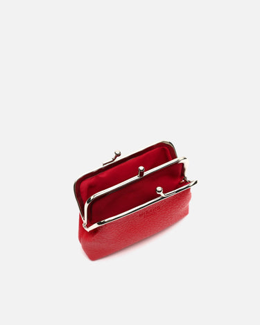 Peace coin purse with two compartments 