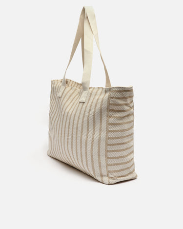 Playa Bolsa para la playa grande con estampado jacquard 