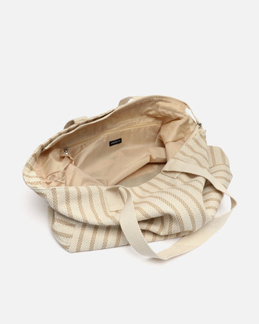 Playa Bolsa para la playa grande con estampado jacquard 