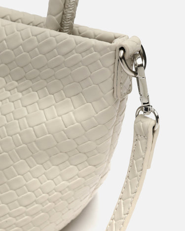 Trena Tote-style bag with braided finish 