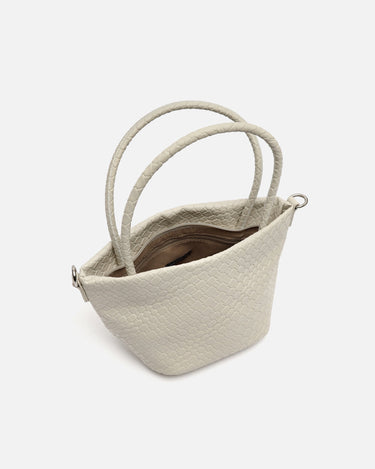 Trena Tote-style bag with braided finish 