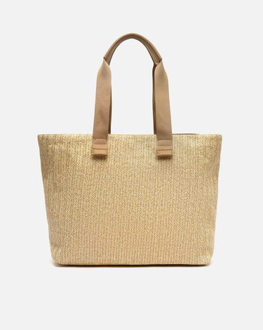 Eisi bolso shopper grande efecto rafia 