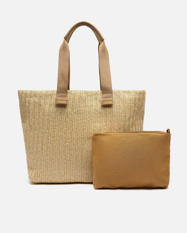 Eisi bolso shopper grande efecto rafia 