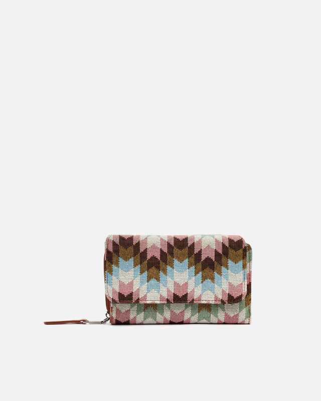 Dila monedero grande estampado jacquard