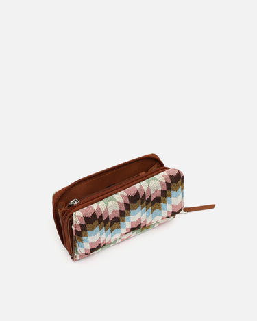 Dila Monedero grande con estampado jacquard 