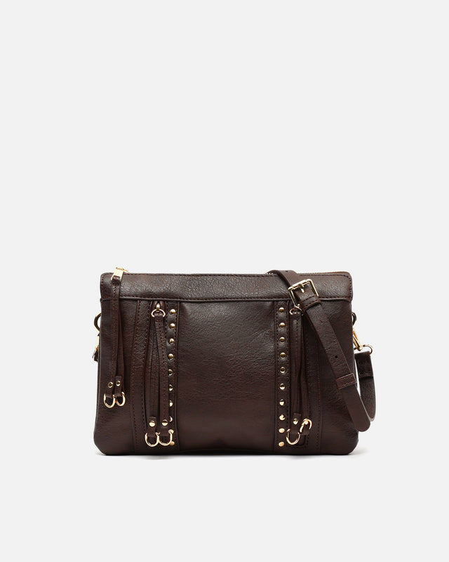 Nikasi bolso bandolera con detalles metálicos