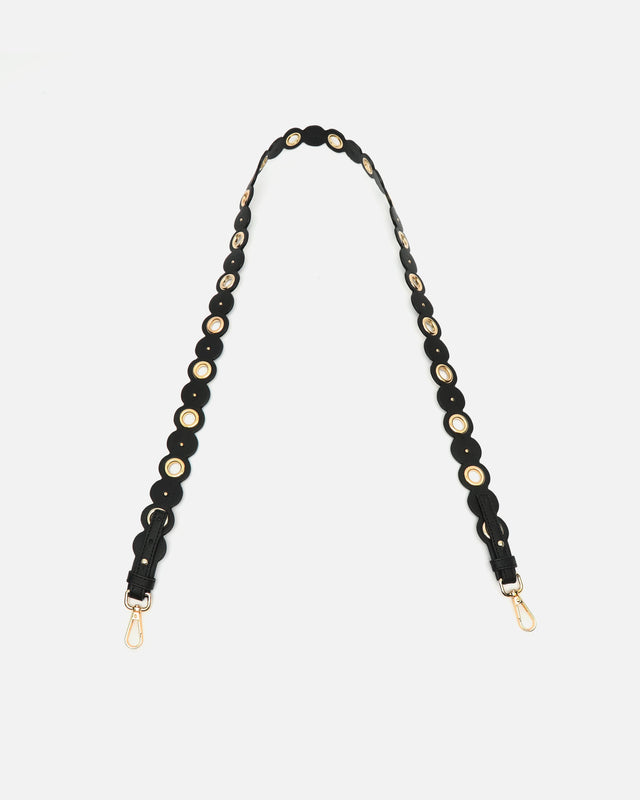 Oji torebka na ramię z metalowymi detalami