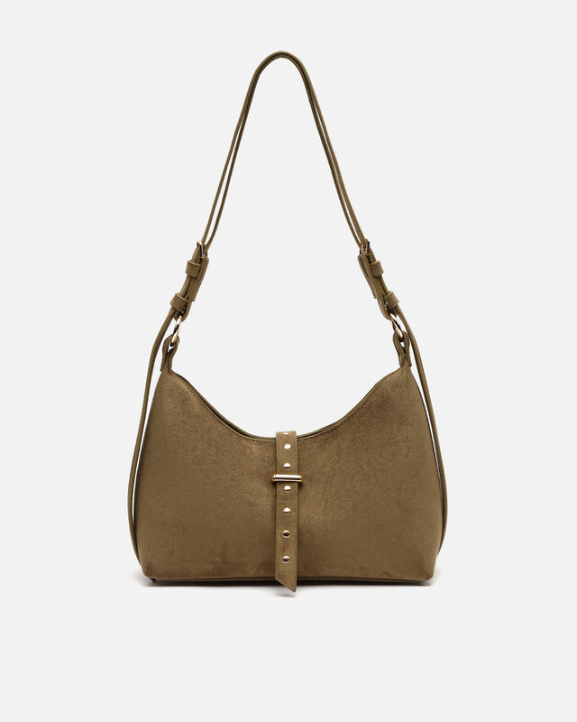 Belly bolso de hombro pequeño efecto ante