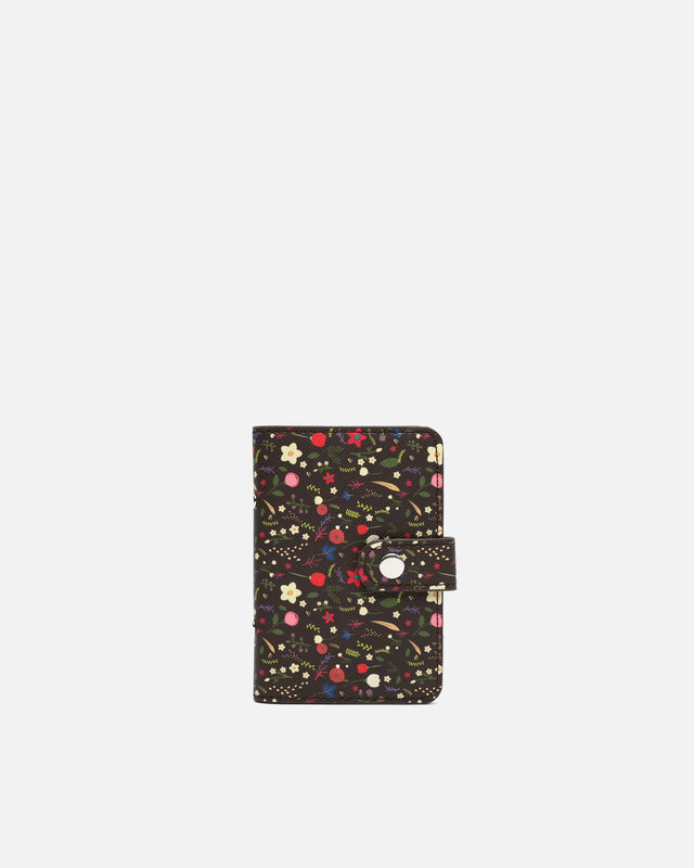 Florma printed card holder with button closure