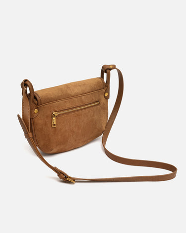 Venizia bolso bandolera pequeño efecto ante con estampado animal print 