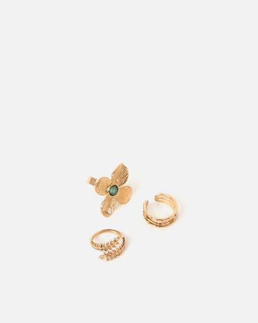 Flower set anillos 