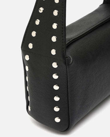 Korea bolso de hombro pequeño con detalles metálicos 