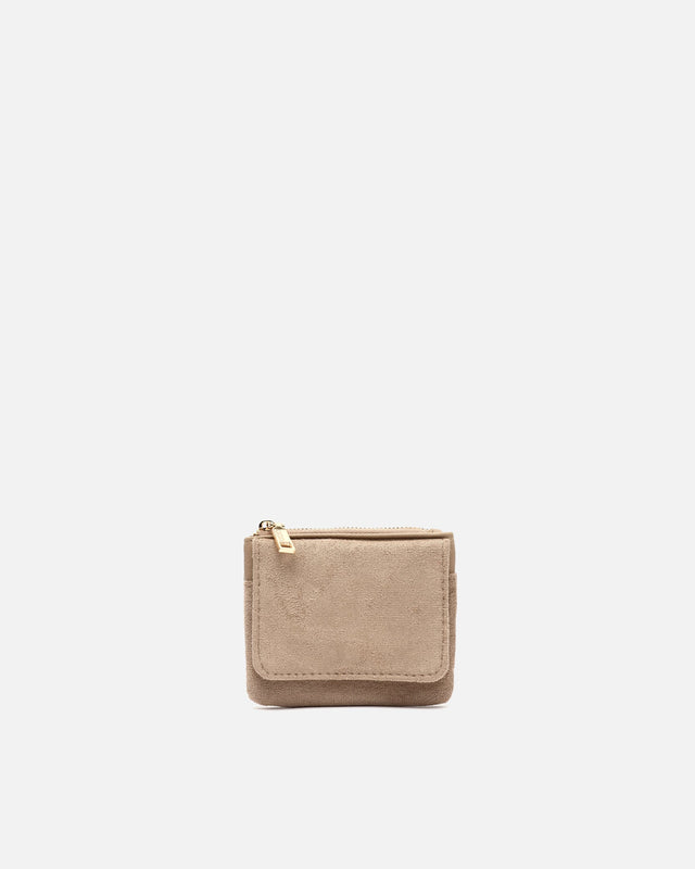Targi suede-effect coin purse