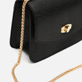 Viela bolso de fiesta pequeño con solapa y estampado animal print 