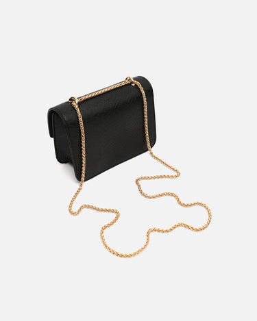 Viela bolso de fiesta pequeño con solapa y estampado animal print 