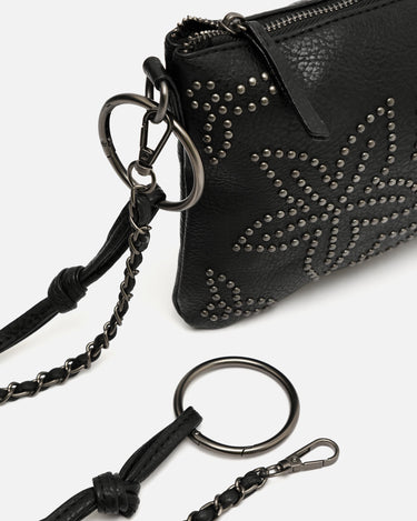 Tachitu bolso de hombro e bandolera pequeño con detalles metálicos 