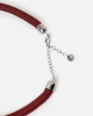 Pendentif collar de cuerda corto con colgante 
