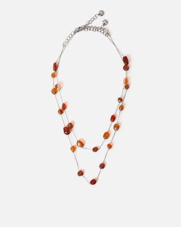 Gemma collar multiple largo de resina 
