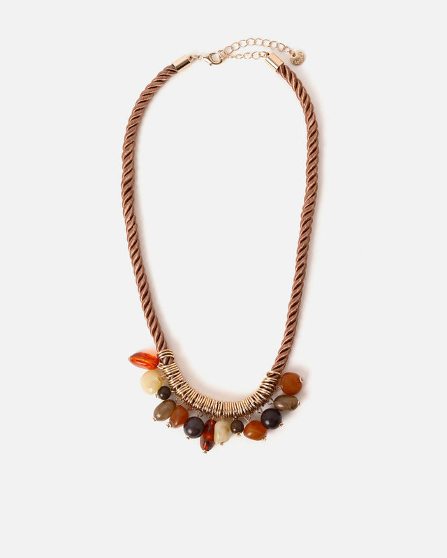 Prudencio long collier avec pendentifs