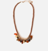 Prudencio collar largo con colgantes 