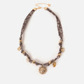 Muxuar collar con detalles colgantes 