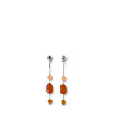 Gemma pendientes largos de resina 
