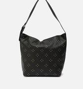Florchi bolso hobo grande con detalles metálicos 