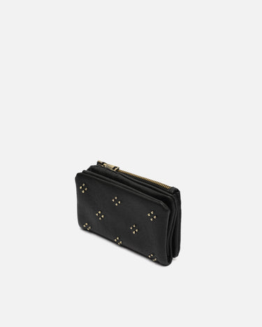 Florchi monedero pequeño con detalles metálicos 