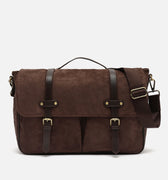 Telmo-1 bolso bandolera e mano efecto ante con bolsillo para portátil 13 pulgadas 