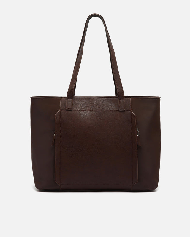 Adro portaordenador shopper con bolsillo para portátil 15 pulgadas