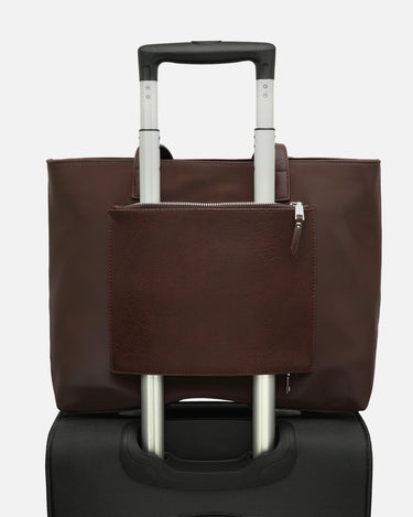 Adro portaordenador shopper con bolsillo para portátil 15 pulgadas 