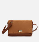 Richa bolso bandolera combinado con solapa efecto ante 