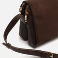 Richa bolso bandolera combinado con solapa efecto ante 