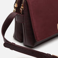 Richa bolso bandolera combinado con solapa efecto ante 