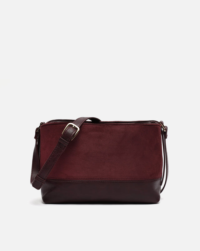 Rich bolso bandolera pequeño efecto ante