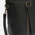 Mampini bolso shopper grande con asa bandolera extraíble y detalles metálicos 