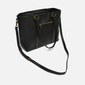 Mampini bolso shopper grande con asa bandolera extraíble y detalles metálicos 