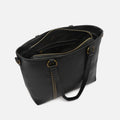 Mampini bolso shopper grande con asa bandolera extraíble y detalles metálicos 