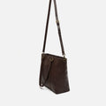 Mampini bolso shopper grande con asa bandolera extraíble y detalles metálicos 