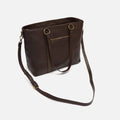 Mampini bolso shopper grande con asa bandolera extraíble y detalles metálicos 