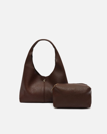 Pologito bolso hobo de mano mini con neceser extraíble 