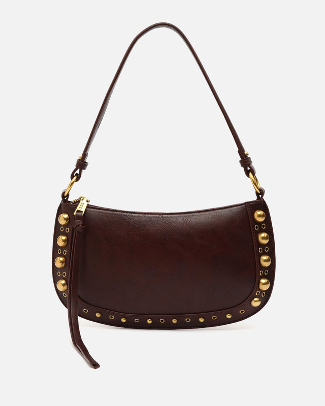 Maden bolso de hombro pequeño con detalles metálicos