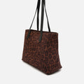 Belbu bolso shopper grande efecto ante animal print 