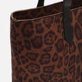 Belbu bolso shopper grande efecto ante animal print 