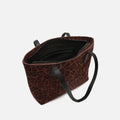 Belbu bolso shopper grande efecto ante animal print 