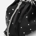 Cristal bolso de fiesta pequeño con detalles strass 