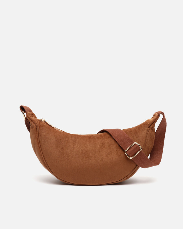 Juni Bauchtasche in Velourslederoptik