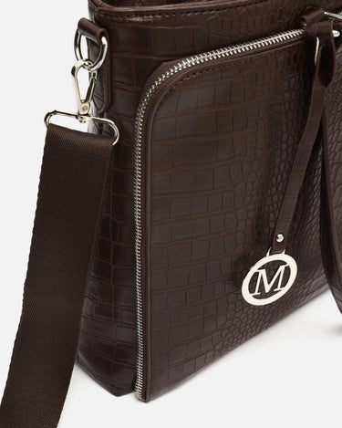Donion portaordenador 14 pulgadas estampado animal print con detalle colgante 