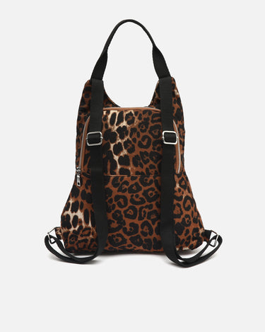 Coroya mochila antirrobo estampado animal print 